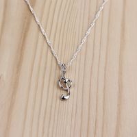 Chain Clavicle Chain Fashion Music Symbol Pendant Ladies Sweater Chain Necklace Wholesale Nihaojewelry main image 3
