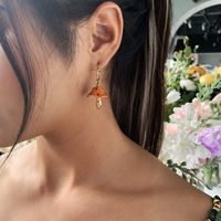 Vente Chaude Rêve Créatif Mignon Petit Champignon Goutte À Goutte Boucles D'oreilles Coloré Goutte À Goutte Champignon Boucles D'oreilles En Gros Nihaojewelry main image 1