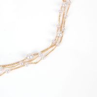Europäischer Und Amerikanischer Einfacher Grenz Überschreiten Der Schmuck Weibliche Mode Persönlichkeit Schlüsselbein Kette Perlenkette Halskette Weibliche 14370 main image 5