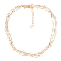 Fashion Creative Simple Jewelry Clavicle Chain Wild Pearl Necklace Wholesale Nihaojewelry main image 6