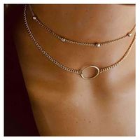 Wholesale Jewelry Fashion Geometric Alloy Iron Pendant Necklace main image 1