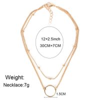 Großhandel Schmuck Mode Geometrisch Legierung Eisen Halskette Mit Anhänger main image 6