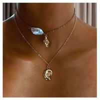 Fashion Jewelry Alloy Pendant Simple Clavicle Chain Fashion Necklace Wholesale Nihaojewelry main image 2