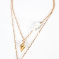 Fashion Jewelry Alloy Pendant Simple Clavicle Chain Fashion Necklace Wholesale Nihaojewelry main image 3