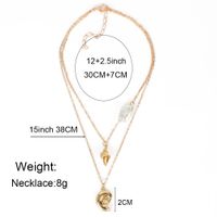 Fashion Jewelry Alloy Pendant Simple Clavicle Chain Fashion Necklace Wholesale Nihaojewelry main image 6