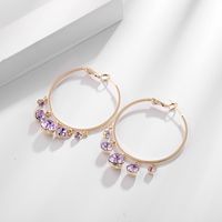 Fashion Jewelry Rose Gold Trend Fashion Large Circle Retro Earrings Exaggerated Design Earrings Wholesale Nihaojewelry main image 4