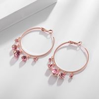 Fashion Jewelry Rose Gold Trend Fashion Large Circle Retro Earrings Exaggerated Design Earrings Wholesale Nihaojewelry main image 5