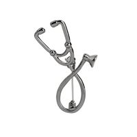 Simple Fashion  Doctor Stethoscope  Brooch  Wholesale Nihaojewelry sku image 1
