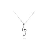 Chain Clavicle Chain Fashion Music Symbol Pendant Ladies Sweater Chain Necklace Wholesale Nihaojewelry sku image 1