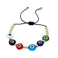 Fashion Rainbow Tila Rice Beads Bracelet Summer Beach Style Letters Natural Pearl Woven Handmade Jewelry Wholesale Nihaojewelry sku image 2