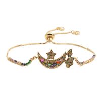 Fashion Jewelry Copper Micro-set Zirconium Pirate Ship Adjustable Bracelet Wholesale Nihaojewelry main image 1