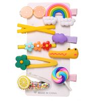 Color Side Clip Cute Girl Baby Small Hairpin Korean Girl Hairpin Children's Clip Wholesale Nihaojewelry main image 5