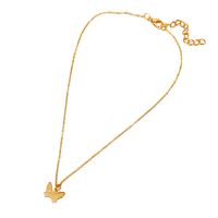 Hot-selling Butterfly Pendant Necklace Creative Retro Simple Alloy Clavicle Chain Wholesale Nihaojewelry main image 3