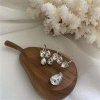 Korea Asymmetric Rhinestone Zircon Ear Bone Clip  Ear Stud Asymmetric Earrings Wholesale Nihaojewelry main image 3