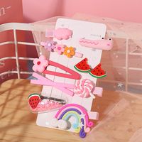 Color Side Clip Cute Girl Baby Small Hairpin Korean Girl Hairpin Children's Clip Wholesale Nihaojewelry sku image 2