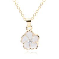 New Necklace Color Cute Sun Flower Necklace Clavicle Chain Flower Necklace Ornament Wholesale Nihaojewelry sku image 3