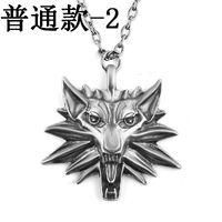 Hot Selling Games Around Witcher Sorcerer Wolf Head Men's Pendant Necklace Accessories Wholesale Nihaojewelry sku image 2