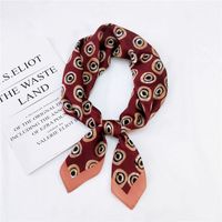 Small Square Scarf Small Scarf Spring And Summer Summer Korean Small Scarf Turban Professional Scarf Decorative Hair Band Wholesale Nihaojewelry sku image 2