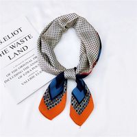 Small Square Scarf Small Scarf Spring And Summer Summer Korean Small Scarf Turban Professional Scarf Decorative Hair Band Wholesale Nihaojewelry sku image 4
