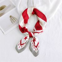 Small Square Scarf  Neck Protector Korean Suit Small Scarf Wholesale Nihaojewelry sku image 2