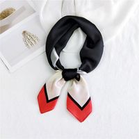 Small Square Scarf  Neck Protector Korean Suit Small Scarf Wholesale Nihaojewelry sku image 5