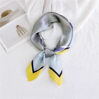Small Square Scarf  Neck Protector Korean Suit Small Scarf Wholesale Nihaojewelry sku image 6
