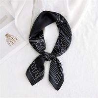 Small Square Scarf  Neck Protector Korean Suit Small Scarf Wholesale Nihaojewelry sku image 9