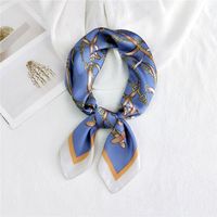 Small Square Scarf  Neck Protector Korean Suit Small Scarf Wholesale Nihaojewelry sku image 11