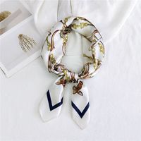 Small Square Scarf  Neck Protector Korean Suit Small Scarf Wholesale Nihaojewelry sku image 13