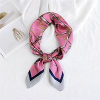 Small Square Scarf  Neck Protector Korean Suit Small Scarf Wholesale Nihaojewelry sku image 14