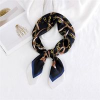 Small Square Scarf  Neck Protector Korean Suit Small Scarf Wholesale Nihaojewelry sku image 15