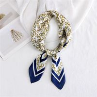 Small Square Scarf  Neck Protector Korean Suit Small Scarf Wholesale Nihaojewelry sku image 16
