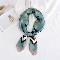 Small Square Scarf  Neck Protector Korean Suit Small Scarf Wholesale Nihaojewelry sku image 21