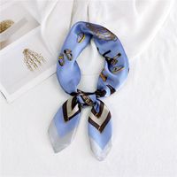 Small Square Scarf  Neck Protector Korean Suit Small Scarf Wholesale Nihaojewelry sku image 22