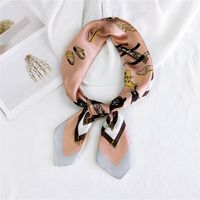 Small Square Scarf  Neck Protector Korean Suit Small Scarf Wholesale Nihaojewelry sku image 24