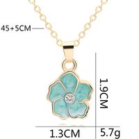 New Necklace Color Cute Sun Flower Necklace Clavicle Chain Flower Necklace Ornament Wholesale Nihaojewelry main image 6