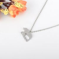 Bear Mother Necklace Clavicle Chain Mother's Day Gift Mama Bear Animal Bear Necklace Wholesale Nihaojewelry main image 6