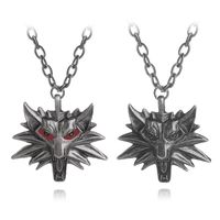 Hot Selling Games Around Witcher Sorcerer Wolf Head Men's Pendant Necklace Accessories Wholesale Nihaojewelry main image 1