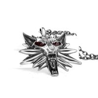 Hot Selling Games Around Witcher Sorcerer Wolf Head Men's Pendant Necklace Accessories Wholesale Nihaojewelry main image 6