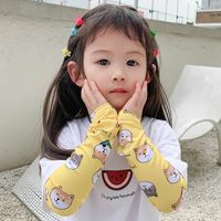 Children's Sunscreen Ice Silk Cute New Boys And Girls Outdoor Sleeves Animal Uv Protection Baby Ice Sleeves Wholesale Nihaojewelry main image 3