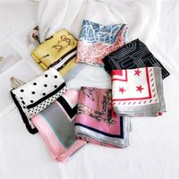 Small Square Scarf  Neck Protector Korean Suit Small Scarf Wholesale Nihaojewelry main image 4