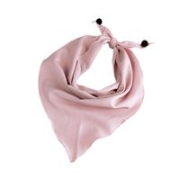 Korean Solid Color Triangle Scarf Small Scarf Spring And Autumn And Winter Wild Korean Small Scarf Printing Variety Shape Wholesale Nihaojewelry main image 3