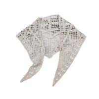 Cotton Lace Triangle Scarf Shawl Scarf Spring And Autumn Winter Style Hollowed Out Decoration Matching Clothes Scarf Wholesale Nihaojewelry main image 6