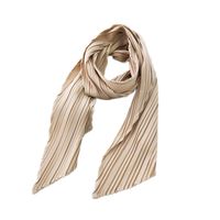 New Solid Color Single Layer Fold Small Scarf Spring And Autumn Summer Decoration Korean Long Small Scarf Wholesale Nihaojewelry main image 6