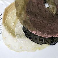 New Lace Embroidered Triangle Scarf Spring And Summer Korean Fashion Scarf Headband Wholesale Nihaojewelry main image 5