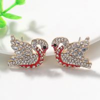 New Fashion  Alloys Studded With Diamonds  Atmosphere Small Fresh  Alloy Earrings Nihaojewelry Wholesale main image 6