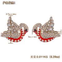 New Fashion  Alloys Studded With Diamonds  Atmosphere Small Fresh  Alloy Earrings Nihaojewelry Wholesale main image 4