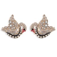 New Fashion  Alloys Studded With Diamonds  Atmosphere Small Fresh  Alloy Earrings Nihaojewelry Wholesale main image 3