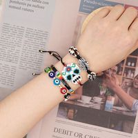 Fashion New   Natural Shell Miyuki Rice Beads Woven Skull Head Ethnic Style Handmade Jewelry Bracelet Nihaojewelry Wholesale main image 1