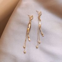 New Fashion Trend High-grade French Earrings  Temperament  Long Retro  Earrings Nihaojewelry Wholesale main image 4